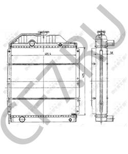 7700047575 CLAAS Радиатор, охлаждение двигателя в городе Екатеринбург
