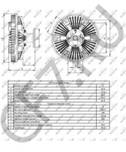 445475110 DEUTZ-FAHR Сцепление, вентилятор радиатора в городе Екатеринбург