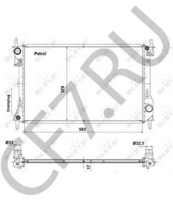 6N298005DA FORD ASIA / OCEANIA Радиатор, охлаждение двигателя в городе Екатеринбург