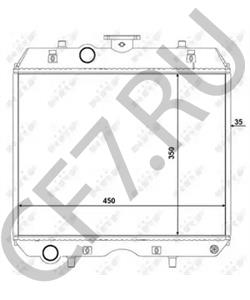 V2203-AN3456 KUBOTA Радиатор, охлаждение двигателя в городе Екатеринбург