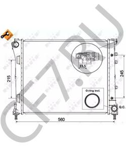 52044997 ABARTH Радиатор, охлаждение двигателя в городе Екатеринбург