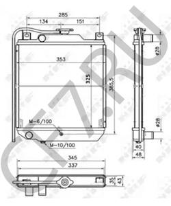 0116011 CHATENET Радиатор, охлаждение двигателя в городе Екатеринбург