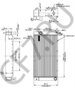 52005091 JUNGHEINRICH Радиатор, охлаждение двигателя в городе Екатеринбург