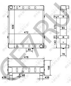 923/02900 JCB (BAMFORD) Радиатор, охлаждение двигателя в городе Екатеринбург