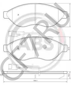 1617273980 CITROEN/PEUGEOT Колодки /FIAT JUMPER/BOXER/DUCATO 2006 в городе Екатеринбург