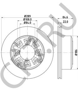 1908793 IVECO Тормозной диск в городе Екатеринбург