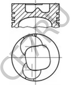 8-94340-620-2 MATSUYAMA Поршень ISUZU 4JB1T (4шт к-т) IZUMI Mats в городе Екатеринбург