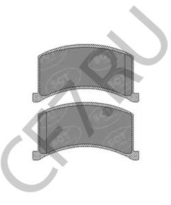 1102-3501090 ZAZ Комплект тормозных колодок, дисковый тормоз в городе Екатеринбург