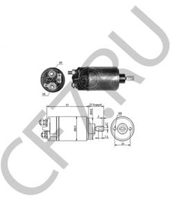 68-17-00-934 NSU Тяговое реле, стартер в городе Екатеринбург