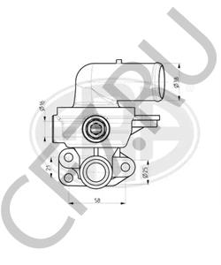 49012023G VM THERMOSTAT ASSY REF. (пред.номер:49012023F) в городе Екатеринбург
