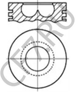 1901923 UNIC-SIMCA Поршень в городе Екатеринбург