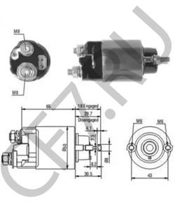 8002.121.185.00.1* AGRALE Тяговое реле, стартер в городе Екатеринбург