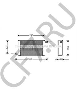 02699474 BEDFORD Теплообменник, отопление салона в городе Екатеринбург
