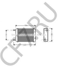 37117216 AUSTIN/MG Теплообменник, отопление салона в городе Екатеринбург