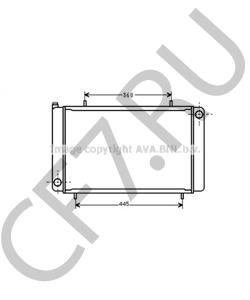 NAM2587 LEYLAND-DAF Радиатор, охлаждение двигателя в городе Екатеринбург