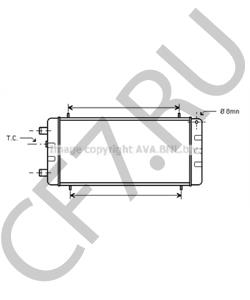 FRP1344 AUSTIN Радиатор, охлаждение двигателя в городе Екатеринбург