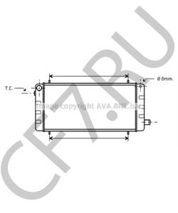 FRP1206 AUSTIN Радиатор, охлаждение двигателя в городе Екатеринбург