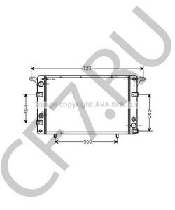 054885 FSO Радиатор, охлаждение двигателя в городе Екатеринбург