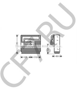 612423 DAEWOO Испаритель, кондиционер в городе Екатеринбург