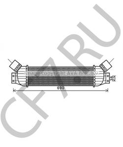 2371121051 SSANGYONG Интеркулер в городе Екатеринбург