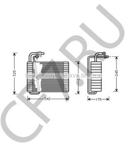 52457704 BUICK Испаритель, кондиционер в городе Екатеринбург