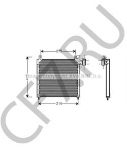 3848374 PLYMOUTH Конденсатор, кондиционер в городе Екатеринбург