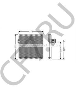 8850128400 LEXUS Испаритель, кондиционер в городе Екатеринбург