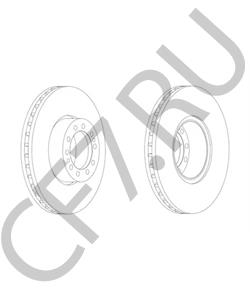 5 0413 4958 IRISBUS Тормозной диск в городе Екатеринбург