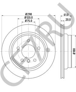 34211163153 ALPINA Экономичный тормозной диск в городе Екатеринбург