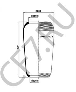 31782 RELIANCE Кожух пневматической рессоры в городе Екатеринбург