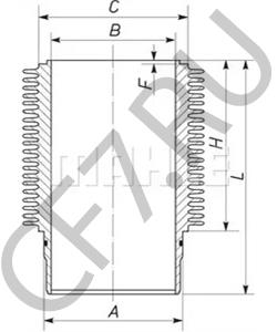 1216 6638 MWM INTERNATIONAL Ремонтный комплект, поршень / гильза цилиндра в городе Екатеринбург