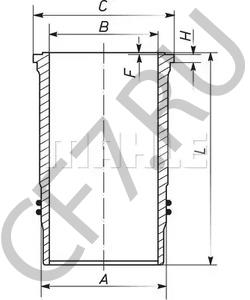 T32343 JOHN DEERE Гильза цилиндра в городе Екатеринбург