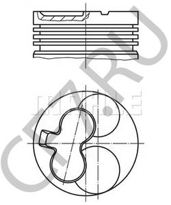 5 62301 9 KOMATSU Поршень в городе Екатеринбург