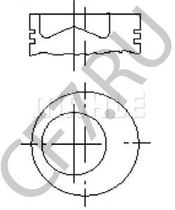 3923164 DMP Поршень (голый) (3919565, 3919930, 3802398) - 6СТ (С240) в городе Екатеринбург