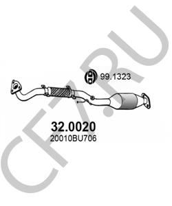 20010BU706 DATSUN Катализатор в городе Екатеринбург