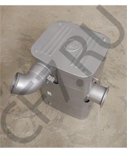 DZ91259540009 SHAANXI Глушитель квадратный F3000 SHACMAN (выход на подогрев кузова) в городе Екатеринбург