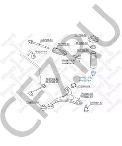 546283B500 HYUNDAI / KIA Пыльник амортизатора в городе Екатеринбург