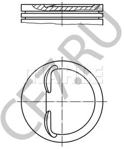 210831004015 АВТОКОМПОНЕНТ ПЛЮС Поршня ВАЗ 21083 82,0 (группа D) в городе Екатеринбург