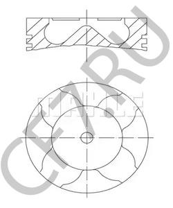 5101271 DETROIT DIESEL Поршень в городе Екатеринбург