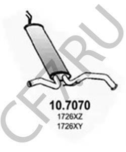17430-0Q012 BERLIET Глушитель выхлопных газов конечный в городе Екатеринбург