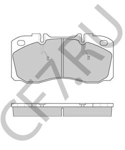 1906416 IVECO Комплект тормозных колодок, дисковый тормоз в городе Екатеринбург