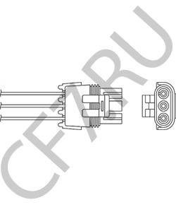89465-69115 Dar Лямбда-зонд 4PIN, длина кабеля 310 мм. для TOYOTA LAND CRUISER FZJ80 1FZFE 92-95 №1 в городе Екатеринбург