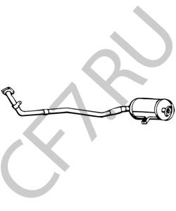 1419078461 SUZUKI Средний глушитель выхлопных газов в городе Екатеринбург