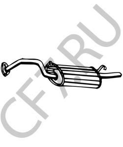 MB376092 MITSUBISHI Глушитель выхлопных газов конечный в городе Екатеринбург