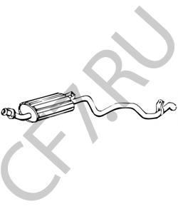 MB376581 MITSUBISHI Глушитель выхлопных газов конечный в городе Екатеринбург