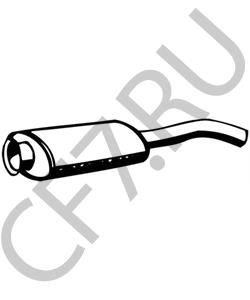 46619761 ZASTAVA Предглушитель выхлопных газов в городе Екатеринбург