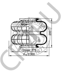 196034 GIGANT Кожух пневматической рессоры в городе Екатеринбург