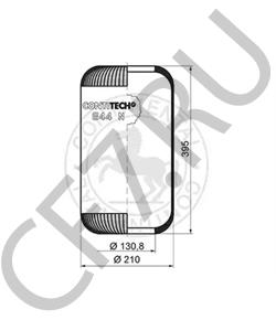 624 319 420 VAN HOOL Кожух пневматической рессоры в городе Екатеринбург