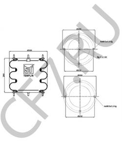 0881204 GIGANT Кожух пневматической рессоры в городе Екатеринбург