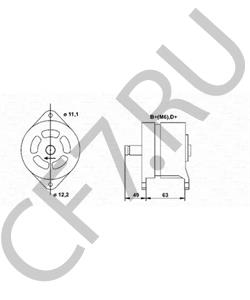 4720501 JEEP Рассеиватель, фонарь указателя поворота в городе Екатеринбург